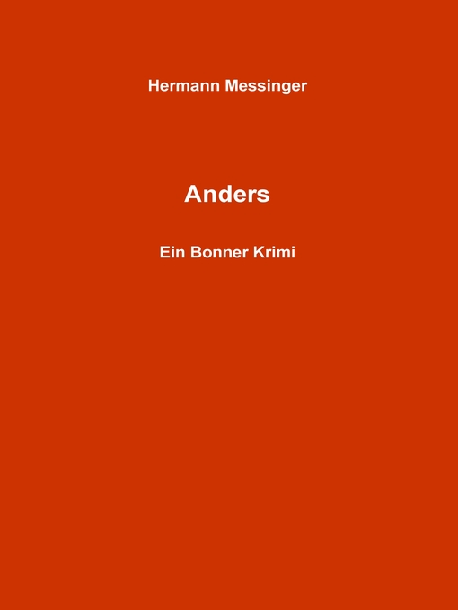 Title details for Anders by Hermann Messinger - Available